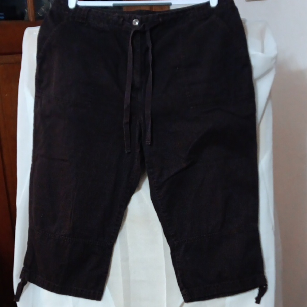 Jennifer Moore Dark Brown Capris